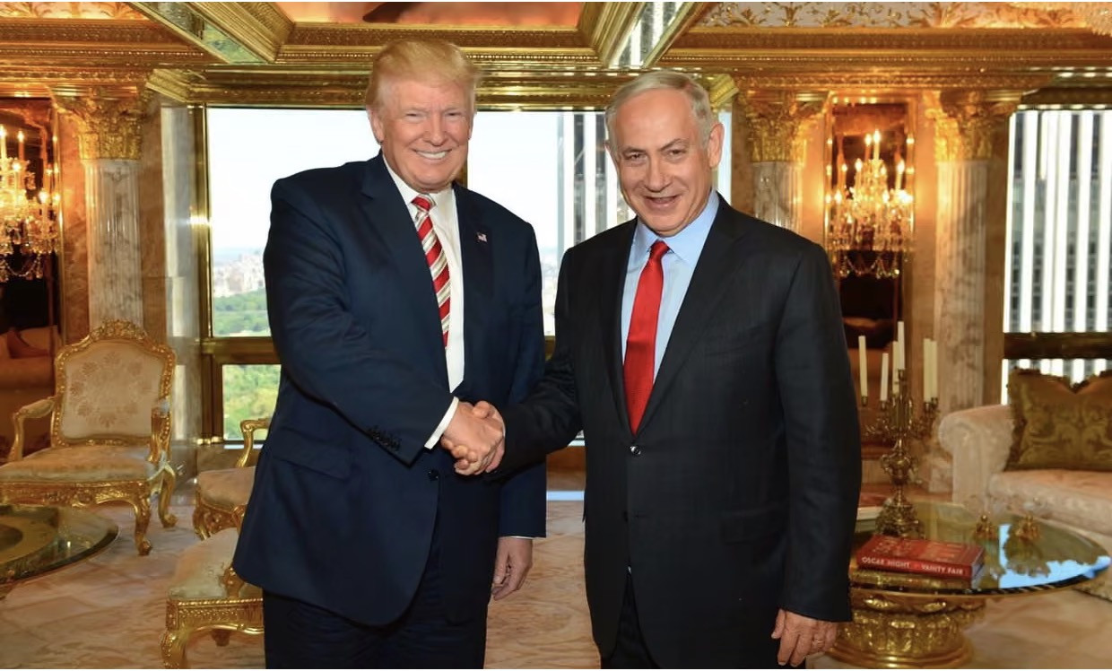 Trump Netanyahu. Ảnh: EPA