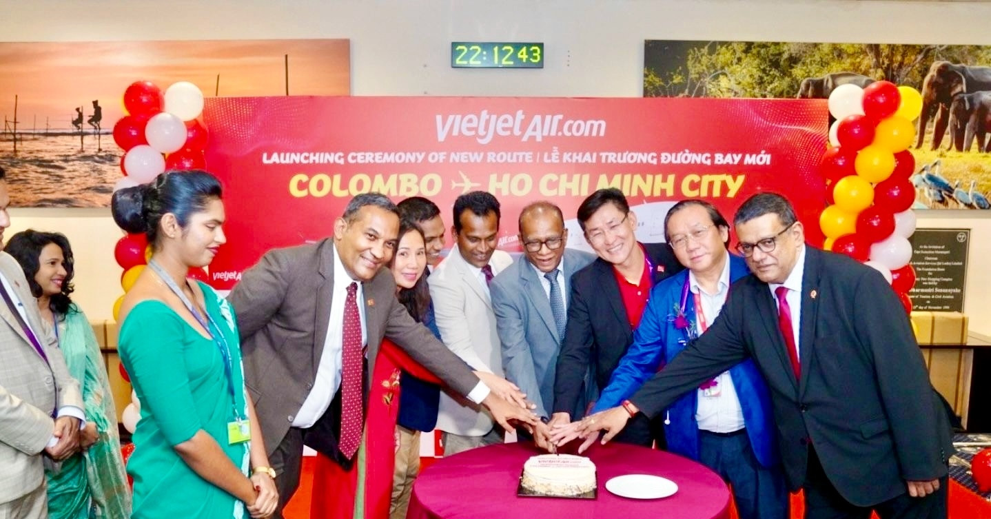 Vietjet khai trương đường bay thẳng TP.HCM - Colombo