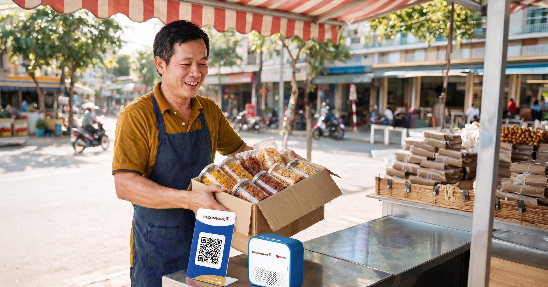 VNPAY trang bị loa báo giao dịch cho hộ kinh doanh đăng ký dịch vụ số