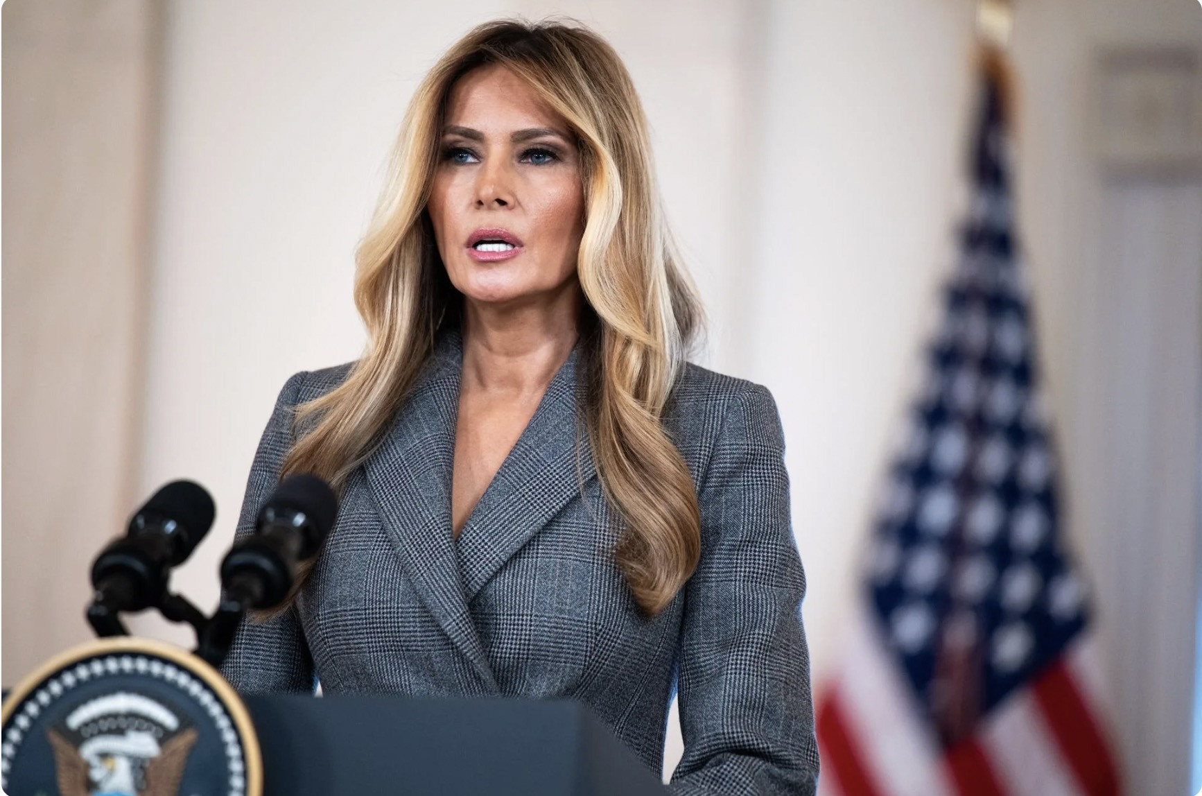 Bà Melania Trump epa