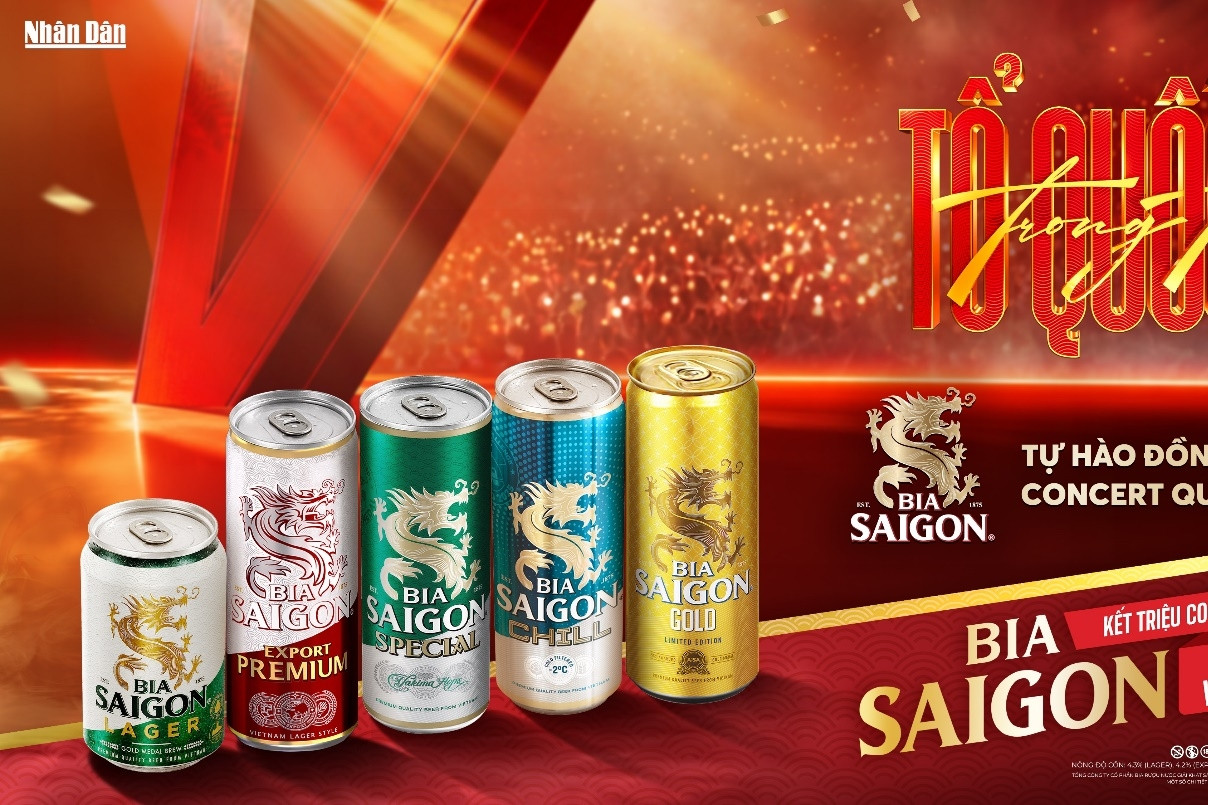 Bia Saigon đồng hành cùng ‘Concert Quốc gia: Tổ quốc trong tim 2026’
