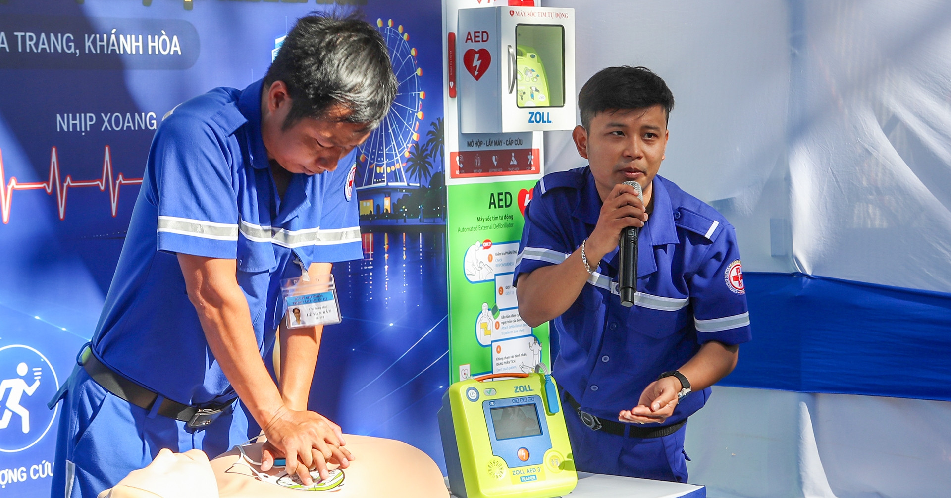 Nha Trang đặt 80 máy khử rung tự động ở nhiều nơi để cứu người ngưng tim