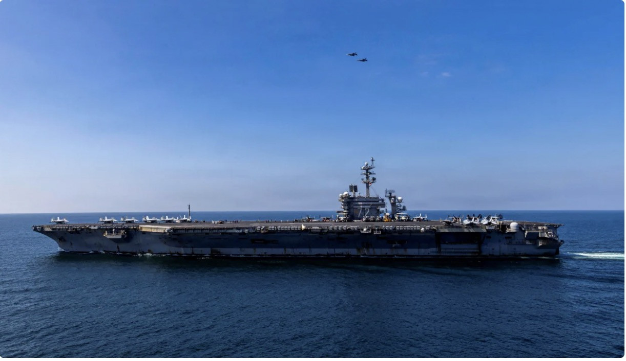 Tàu sân bay USS Abraham Lincoln. Ảnh: US Navy