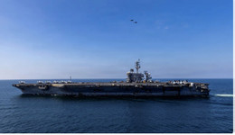Tàu sân bay USS Abraham Lincoln. Ảnh: US Navy
