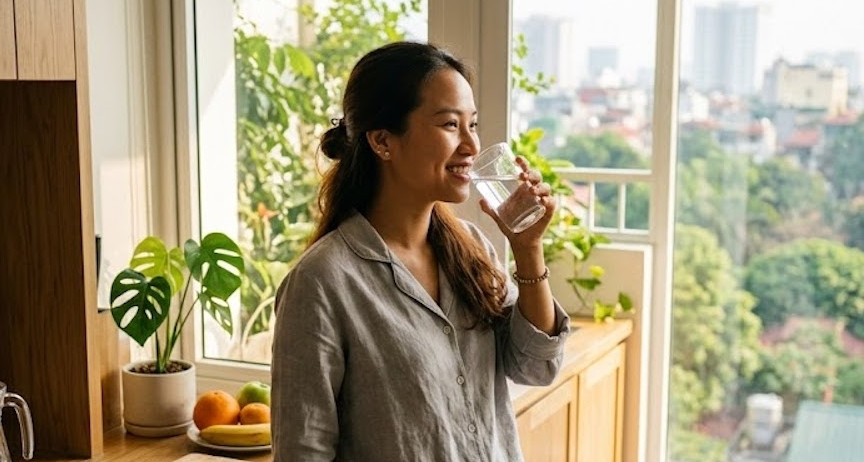 Uống nước ấm buổi sáng: "Thần dược" hay thói quen truyền miệng?