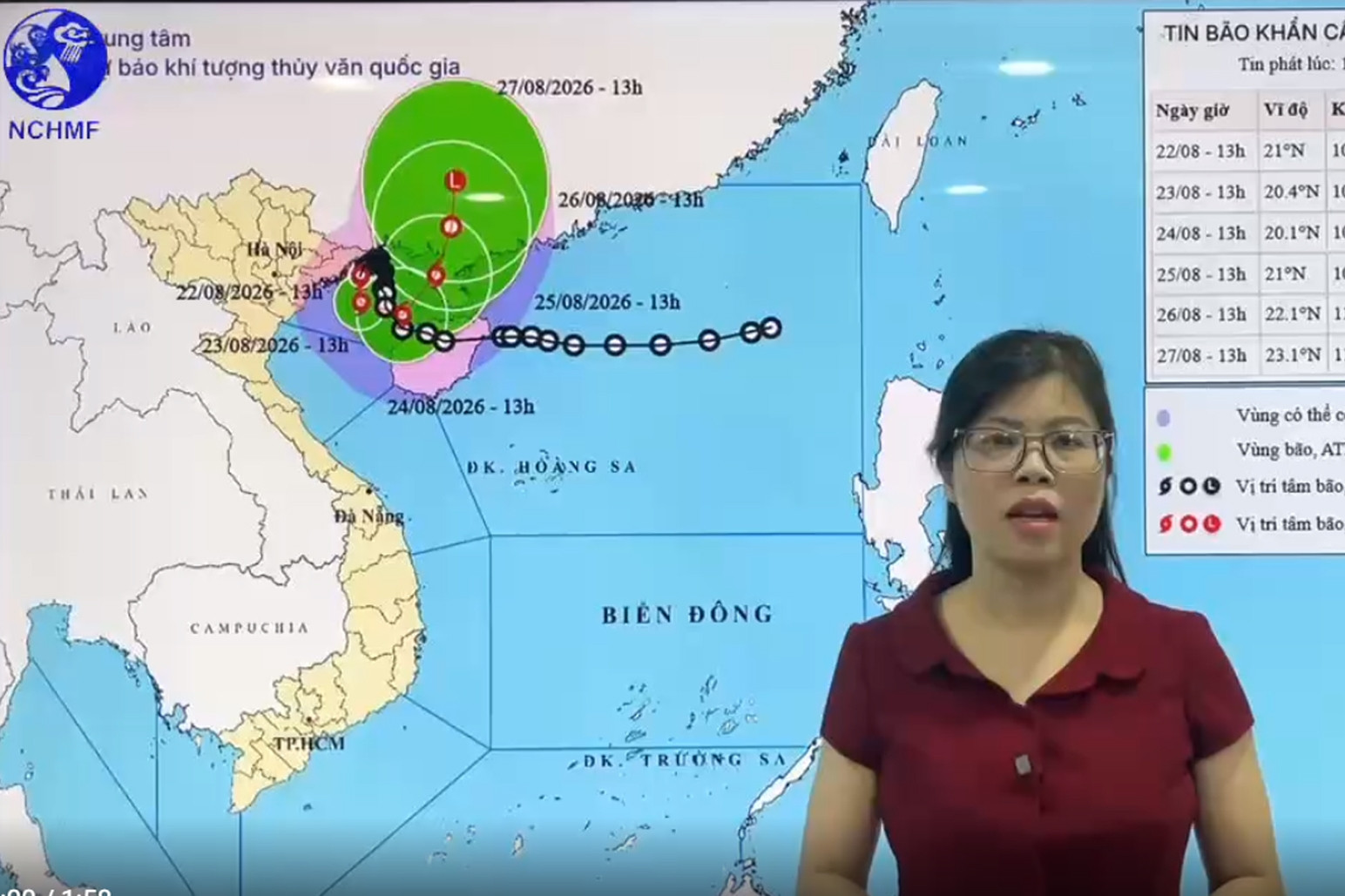 Bão số 4 Narra đi chậm bất thường, liên tục đổi hướng, miền Bắc mưa lớn 'như trút nước'