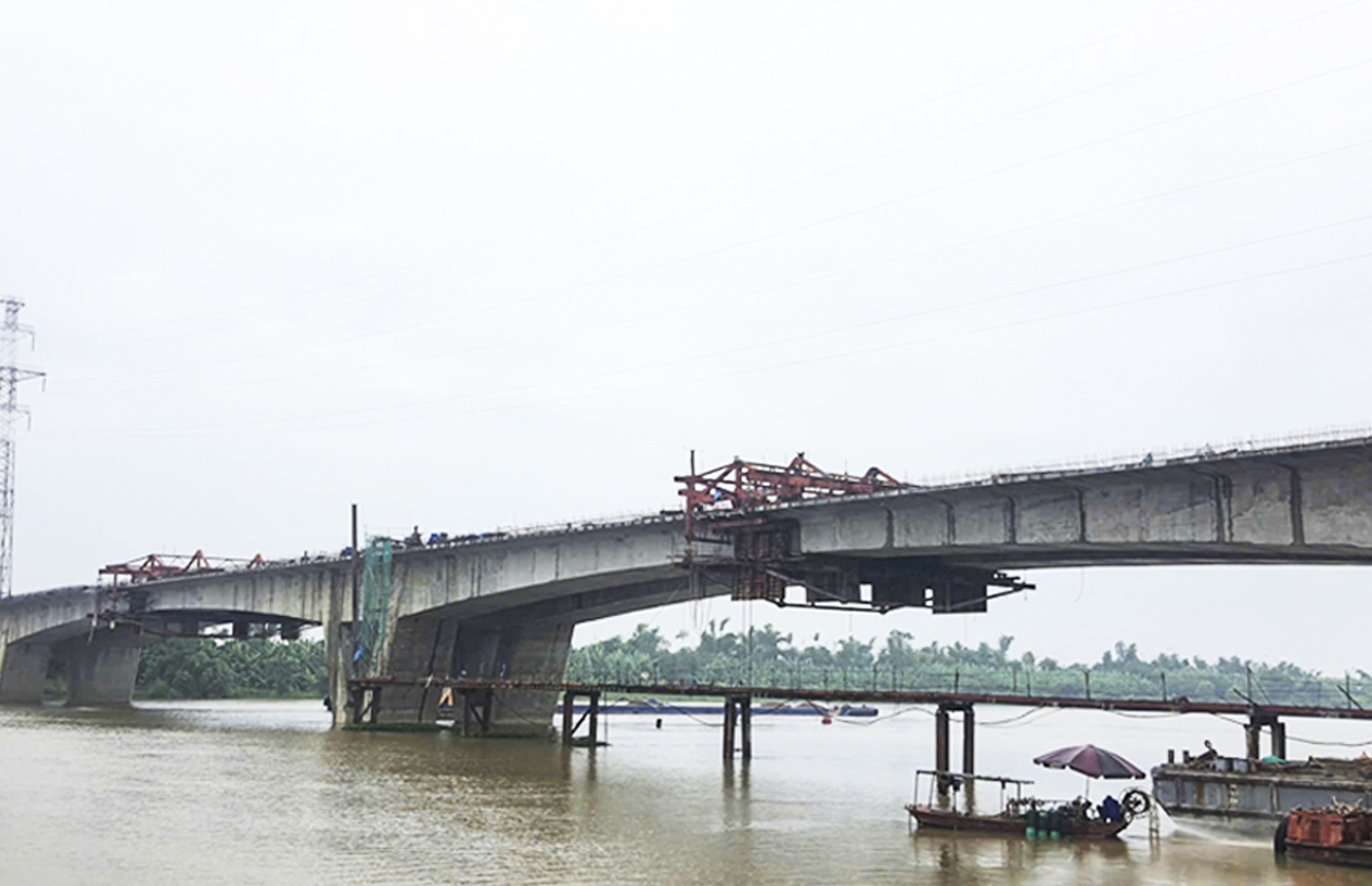 Cầu Kênh Vàng nối Bắc Ninh - Hải Phòng hợp long