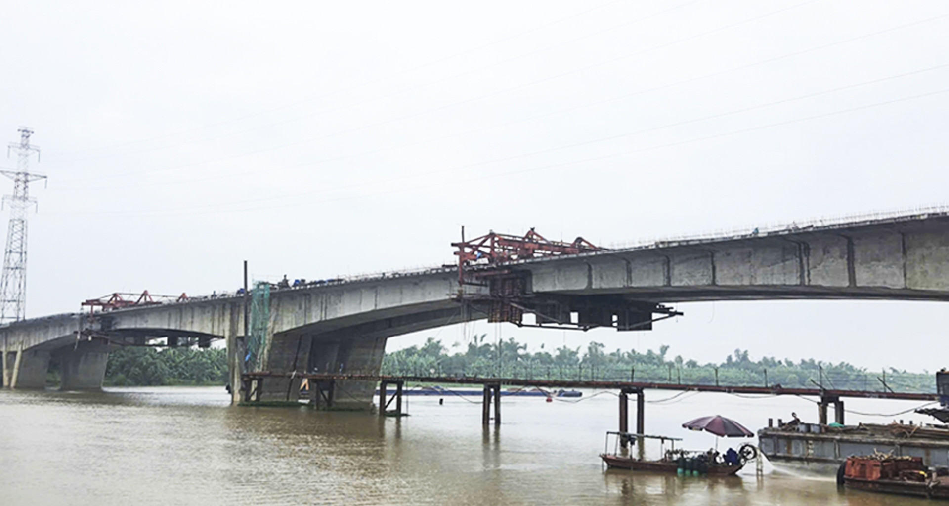 Cầu Kênh Vàng nối Bắc Ninh - Hải Phòng hợp long