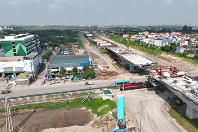Cầu Mễ Sở và hệ thống cầu cạn dài gần 14km, dự án 4.900 tỷ đồng dần lộ diện