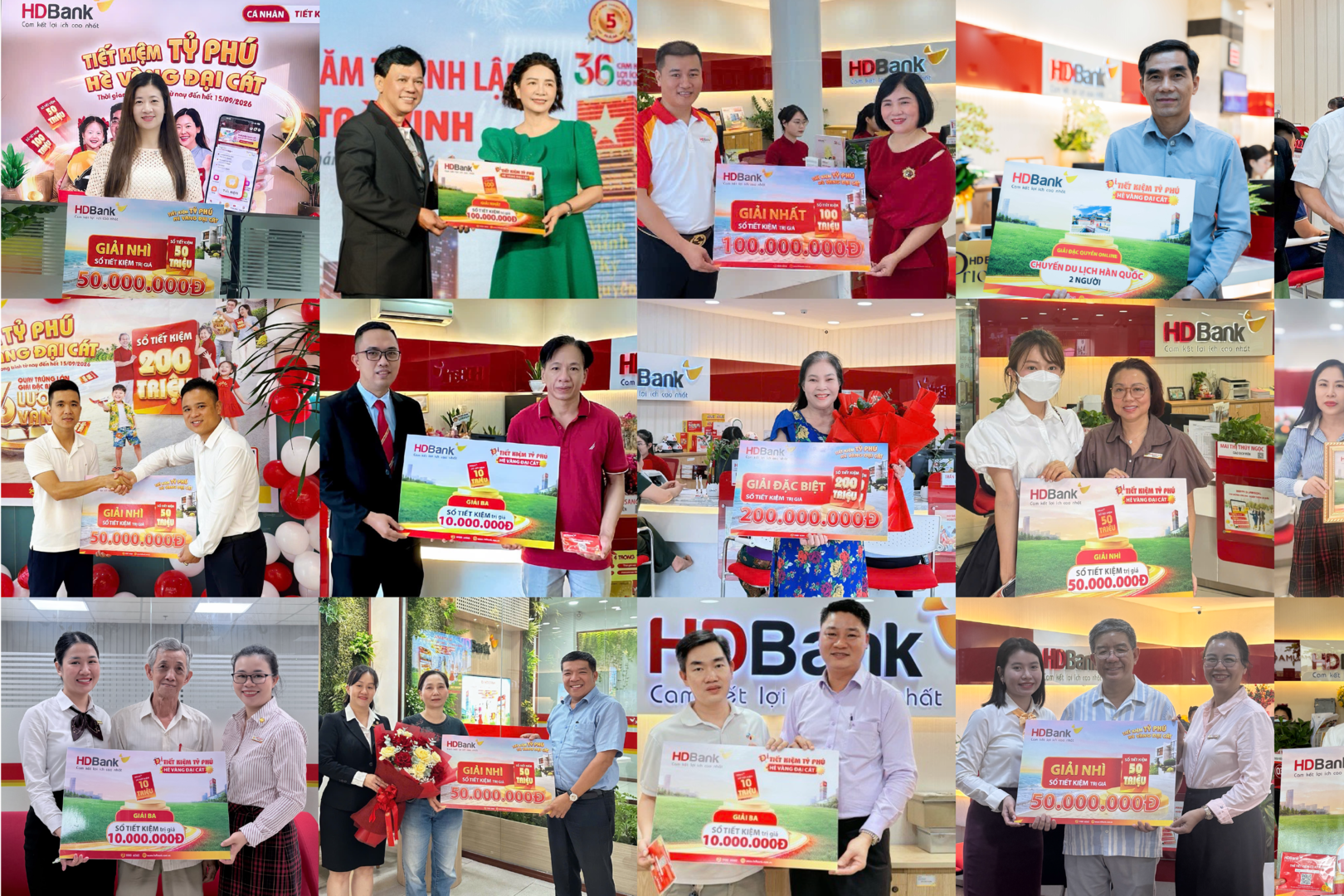 HDBank: Gửi tiết kiệm 50 triệu đồng, cơ hội trúng 16 lượng vàng