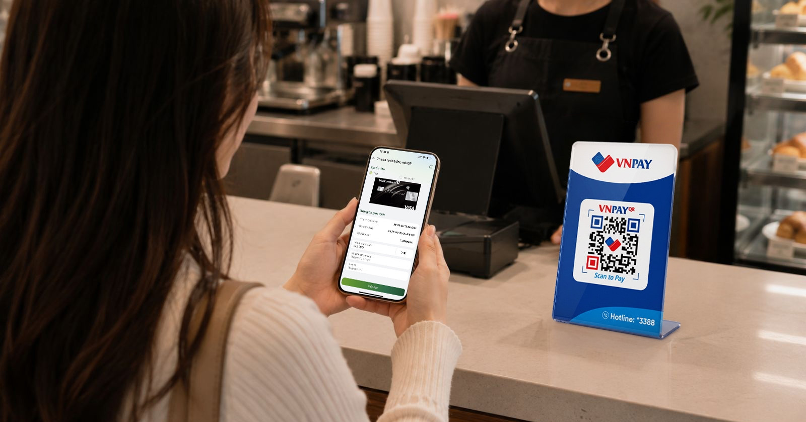 Quét VNPAY-QR, thanh toán bằng thẻ tín dụng ngay trên ứng dụng ngân hàng