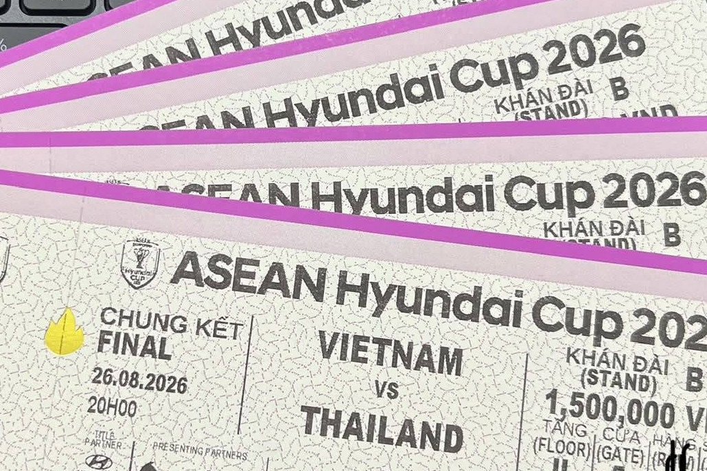 Vé 'chợ đen' trận tuyển Việt Nam vs Thái Lan giá 12 triệu đồng/cặp