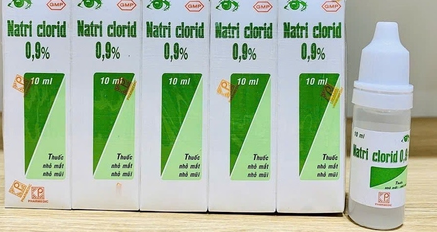 Xử phạt công ty sản xuất lô thuốc nhỏ mắt Natri clorid 0,9% vi phạm chất lượng