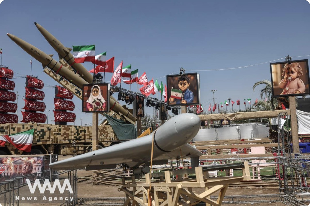 Tên lửa và máy bay không người lái của Iran. Ảnh: WANA