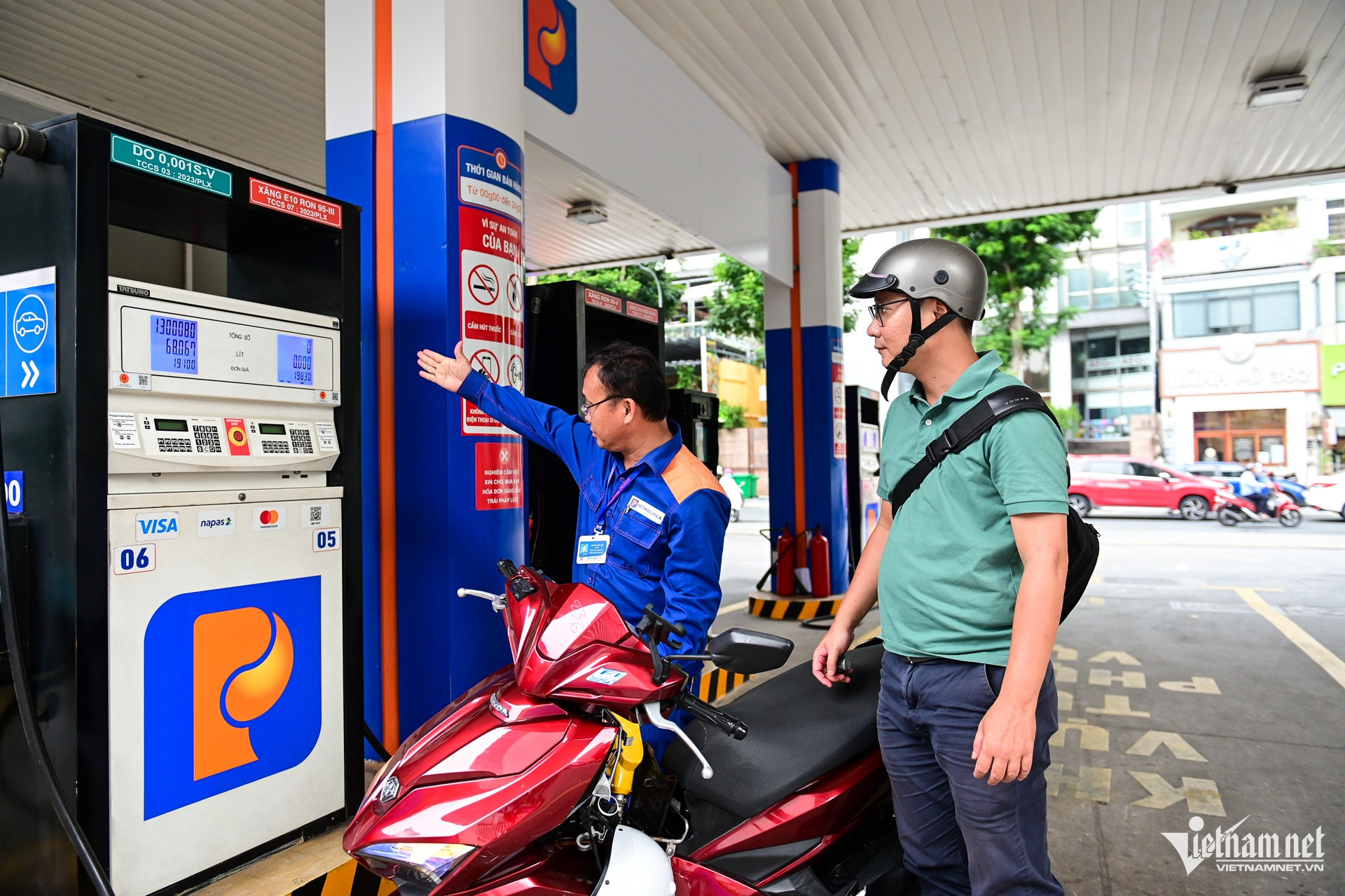 xăng E10 - nguyễn huế