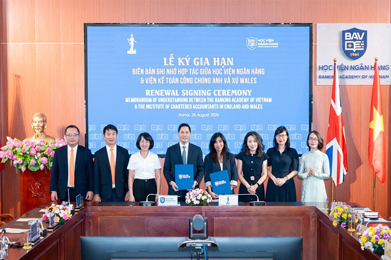 ICAEW và Học viện Ngân hàng nâng tầm hợp tác đào tạo theo chuẩn quốc tế