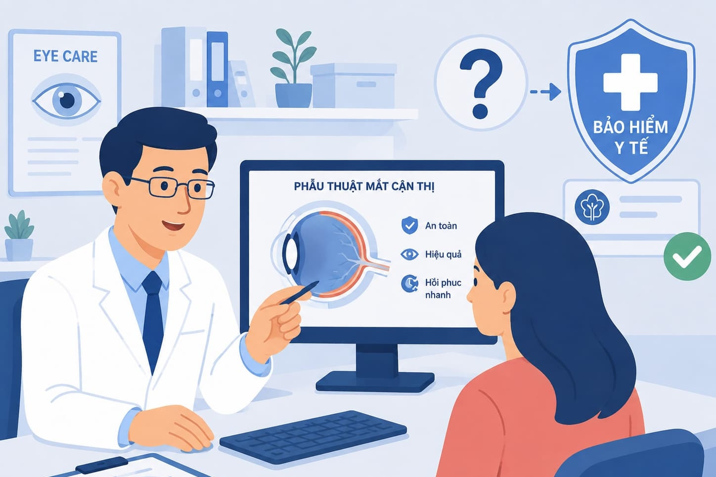 Mổ mắt cận thị có được BHYT chi trả không?
