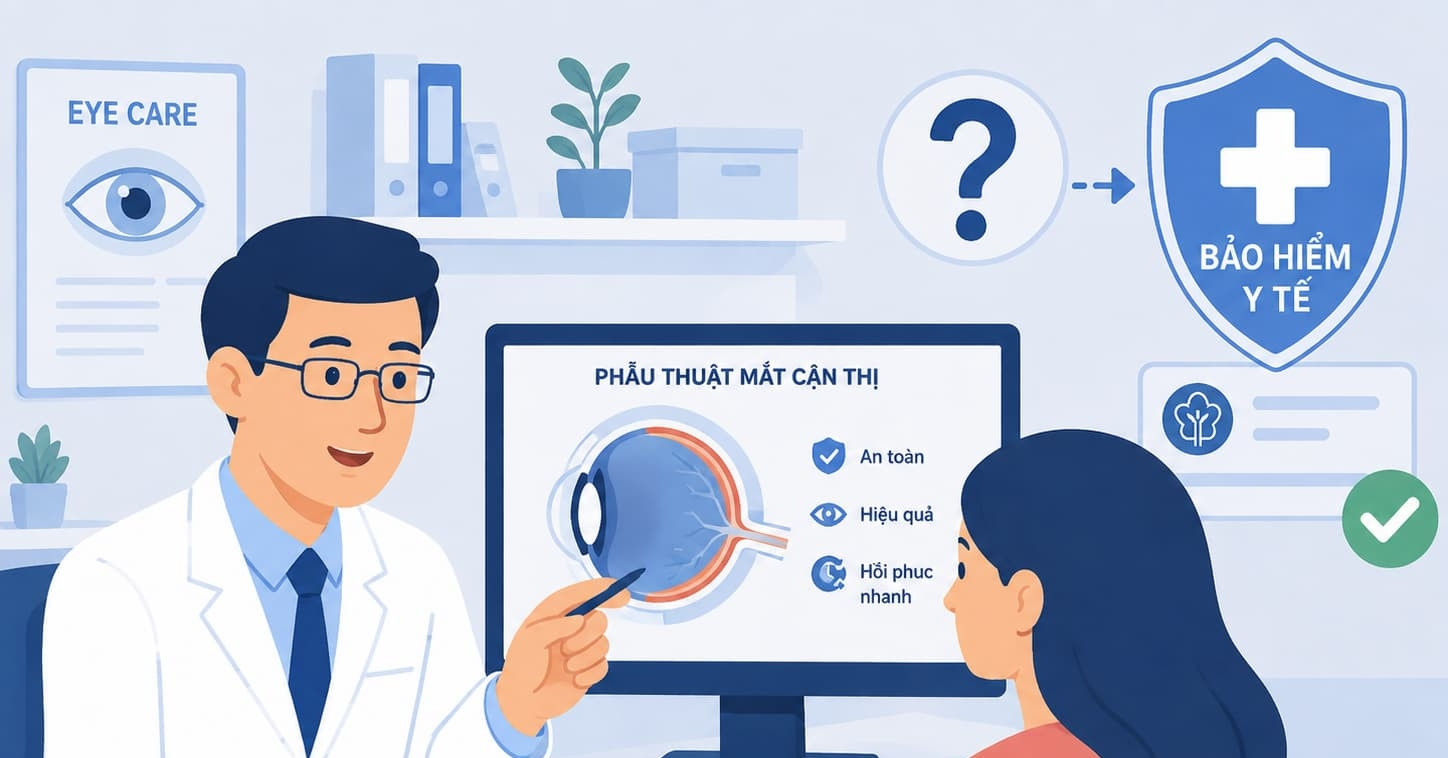 Mổ mắt cận thị có được BHYT chi trả không?