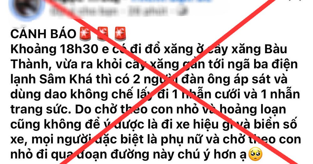 Sự thật chuyện người phụ nữ bị 2 kẻ kề dao khống chế, cướp vàng ở TPHCM