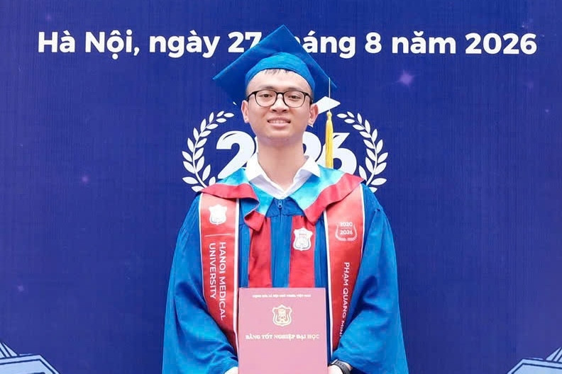 Nam sinh từng đoạt giải quốc gia, trở thành thủ khoa bác sĩ nội trú