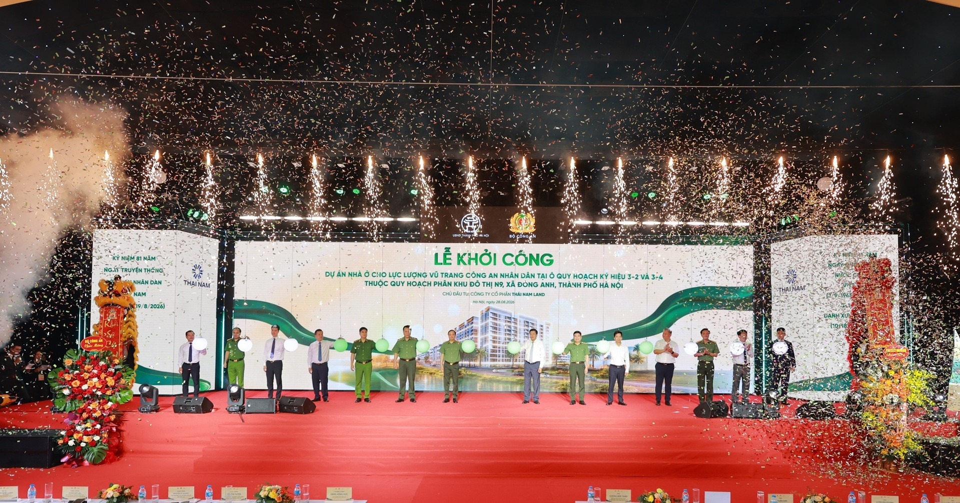 Hà Nội: Khởi công dự án nhà ở cho lực lượng vũ trang Công an nhân dân
