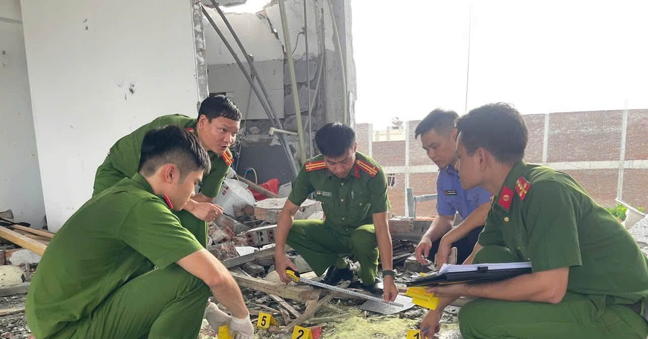 Hiện trường vụ nổ dãy nhà trọ khiến 1 người tử vong, 3 người bị thương ở Phú Thọ