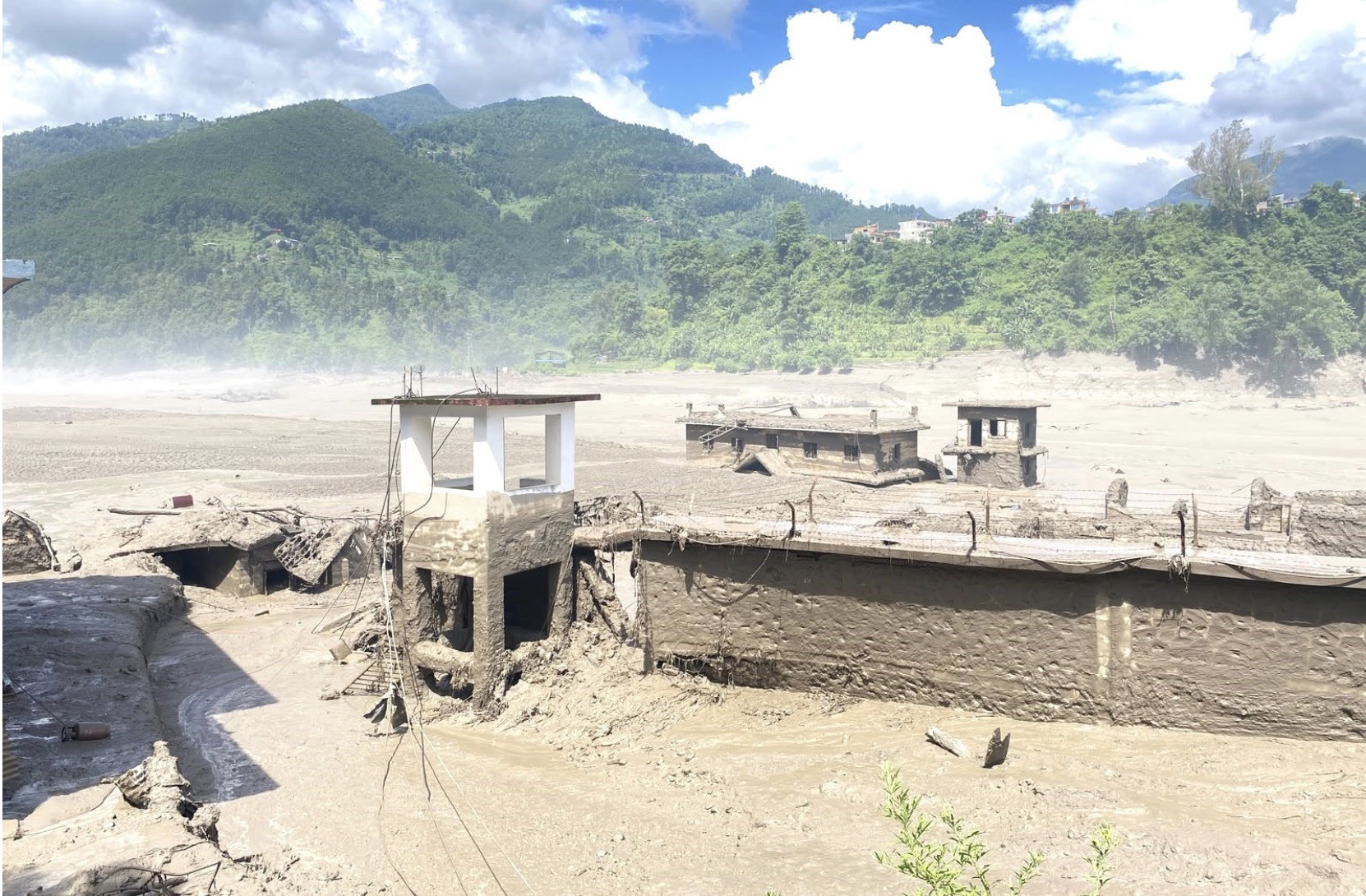 lũ quét tại Nepal. Ảnh: Kathmandu Post