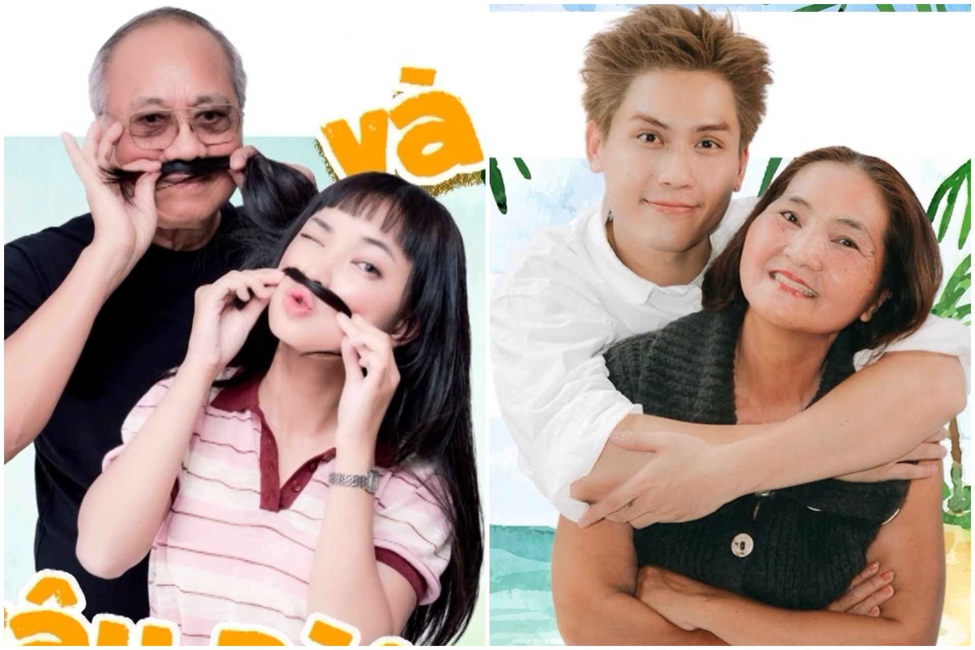Võ Điền Gia Huy hôn mẹ trên sóng trực tiếp, Châu Bùi khoe bố là cựu chiến sĩ đặc công