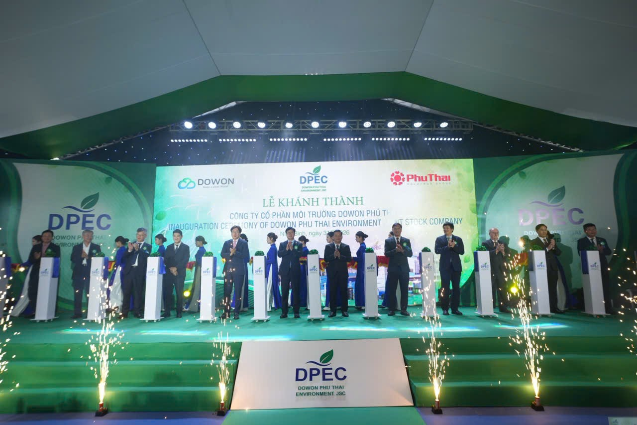 DPEC khánh thành nhà máy tái chế nhựa tại Ninh Bình