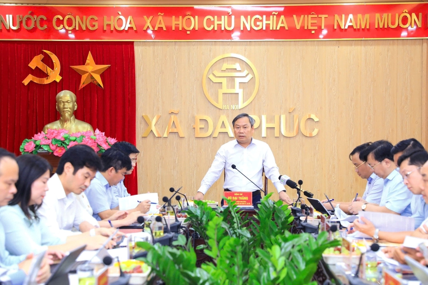 Chủ tịch UBND TP Hà Nội kiểm tra công tác phòng, chống thiên tai