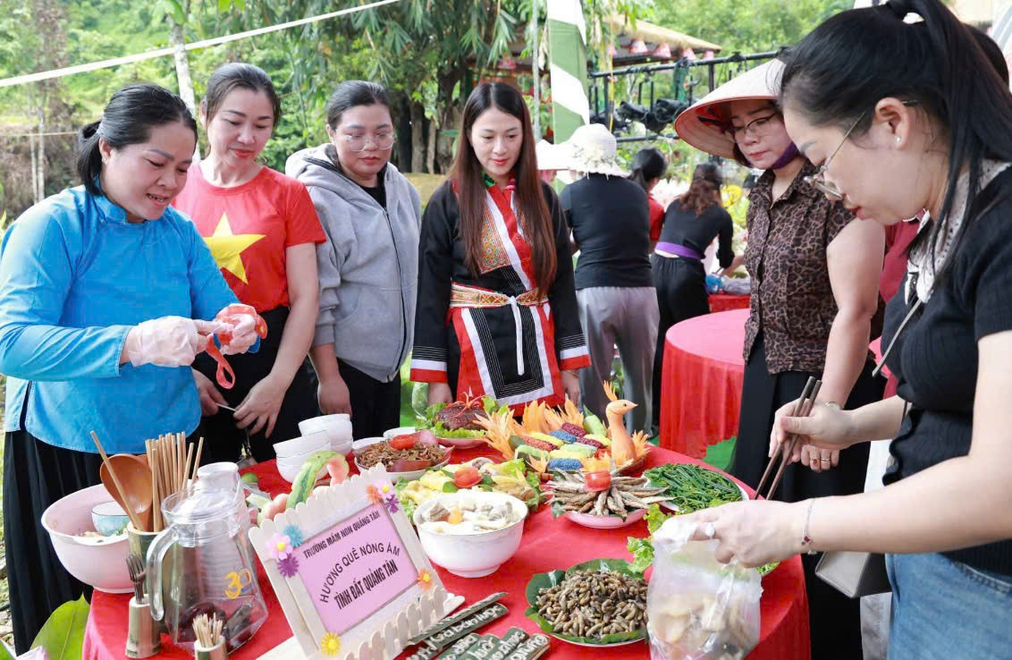 Nhiều món ăn đậm bản sắc quê hương Quảng Tân