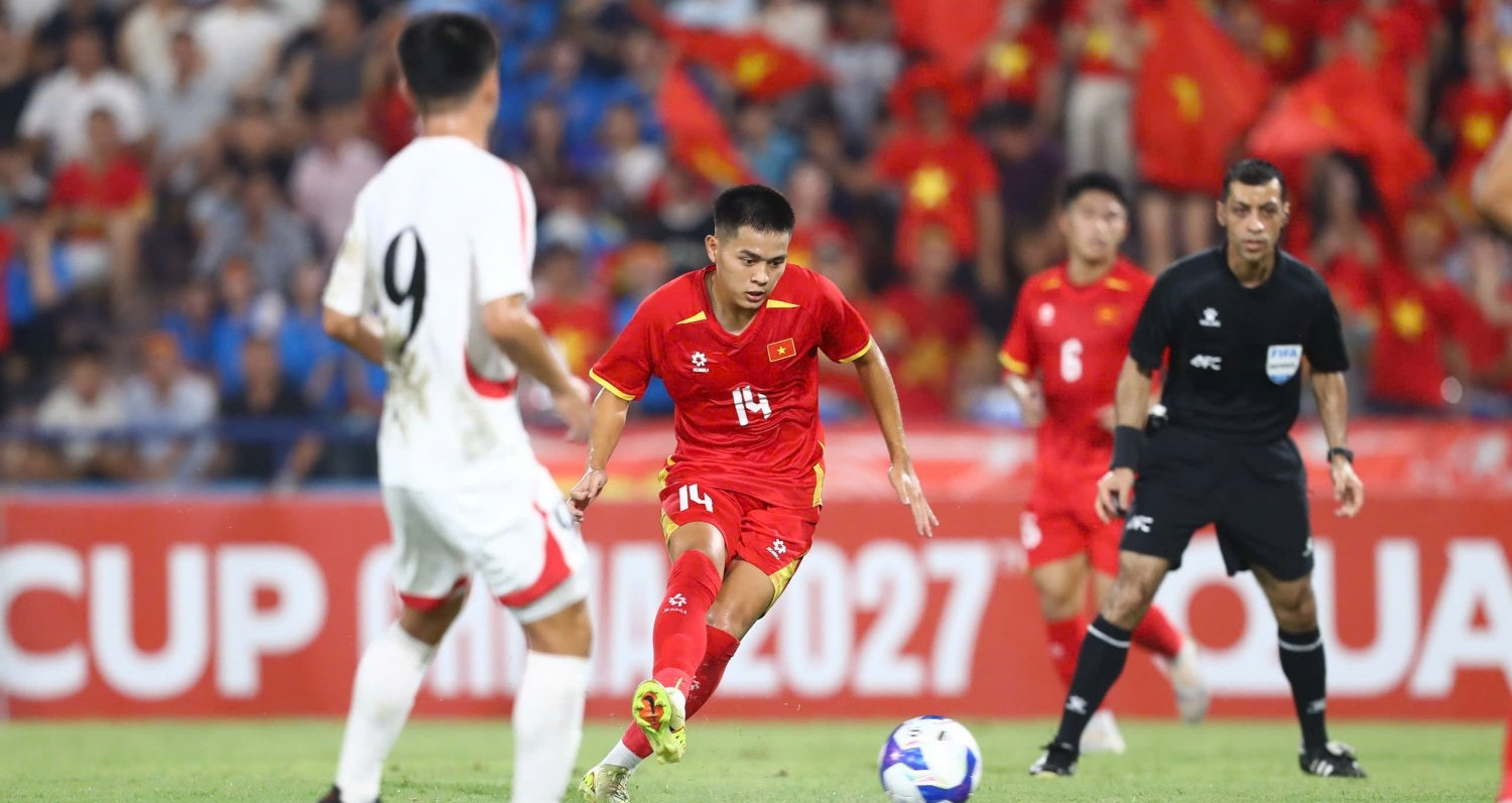 Bảng xếp hạng vòng loại U20 châu Á 2027: U20 Việt Nam gặp khó