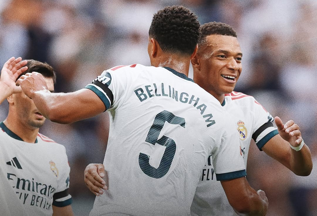 Bellingham, Mbappe giúp Real Madrid thắng tưng bừng