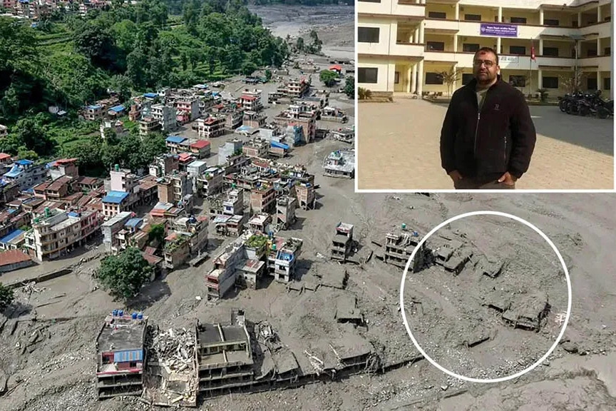 Hiệu trưởng cứu 900 học sinh khỏi trận lũ quét ‘tử thần’ ở Nepal