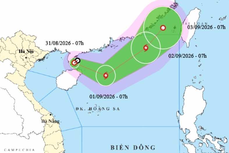 Tàn dư bão Saudel mạnh lên thành áp thấp nhiệt đới, có thể thành bão số 5