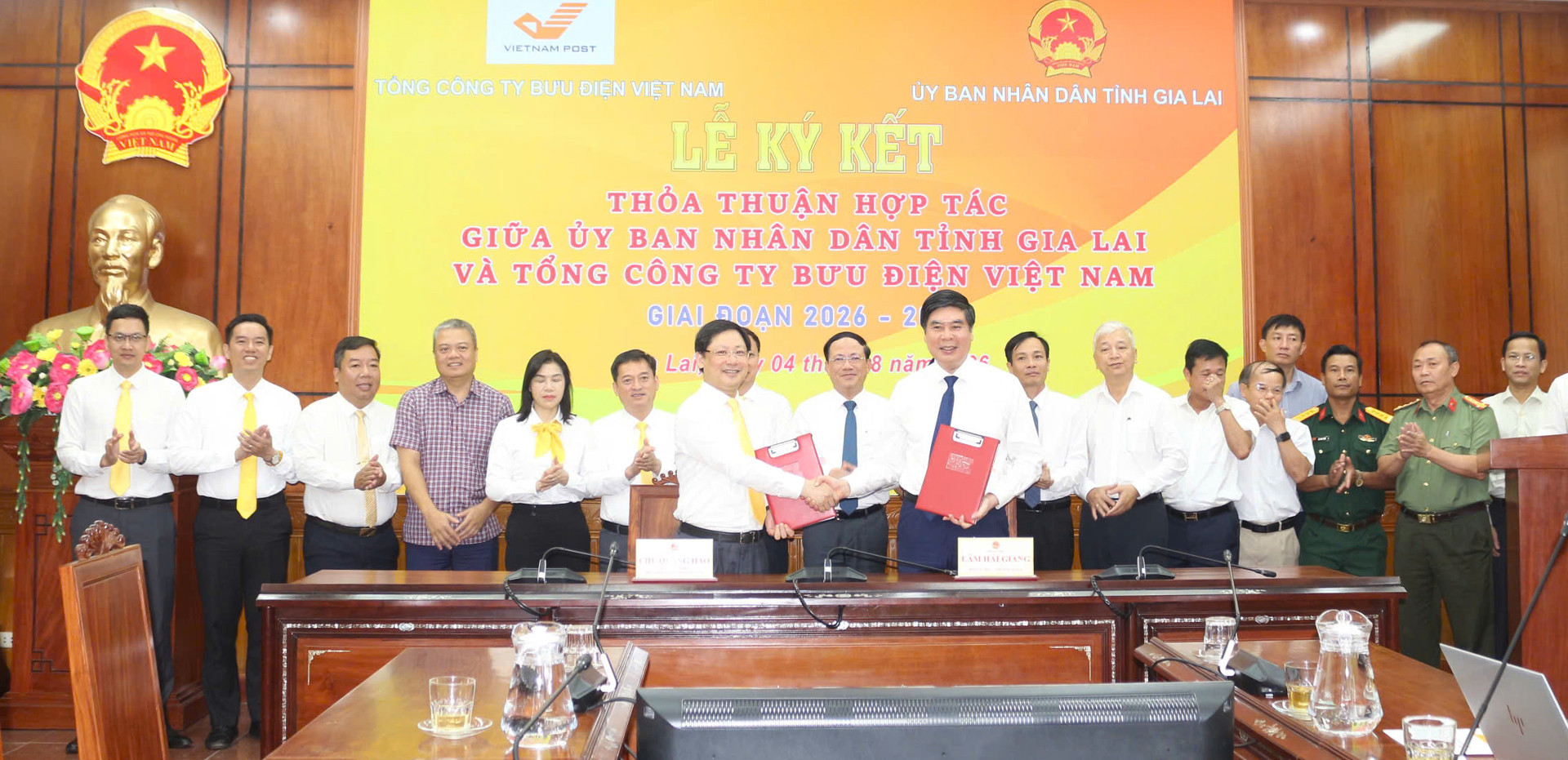 ky ket hop tac Gia Lai va Buu dien Viet Nam.jpg