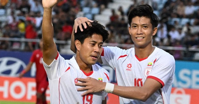 Myanmar thắng Lào 7-2, mơ vé bán kết ASEAN Cup 2026