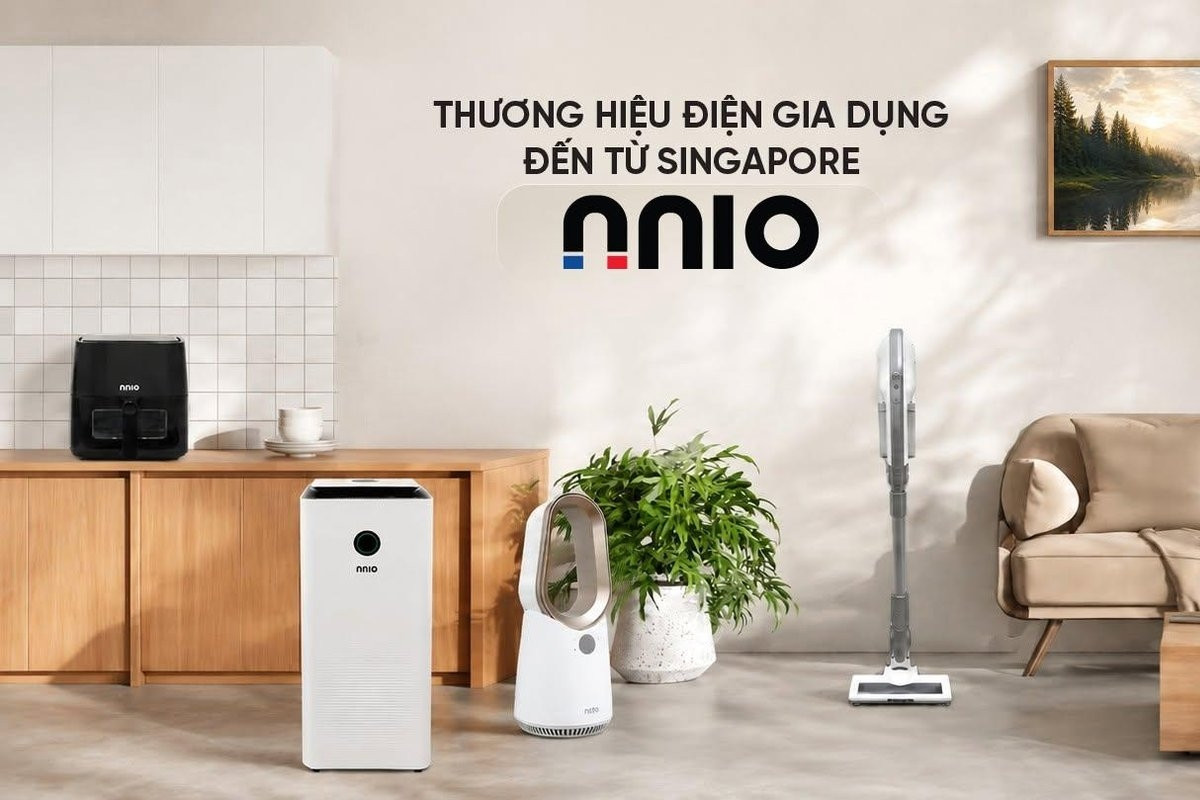 NNIO – Thương hiệu điện gia dụng Singapore chính thức ra mắt tại Việt Nam