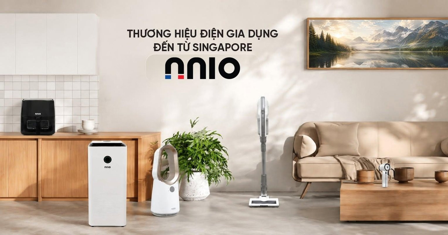NNIO – Thương hiệu điện gia dụng Singapore chính thức ra mắt tại Việt Nam