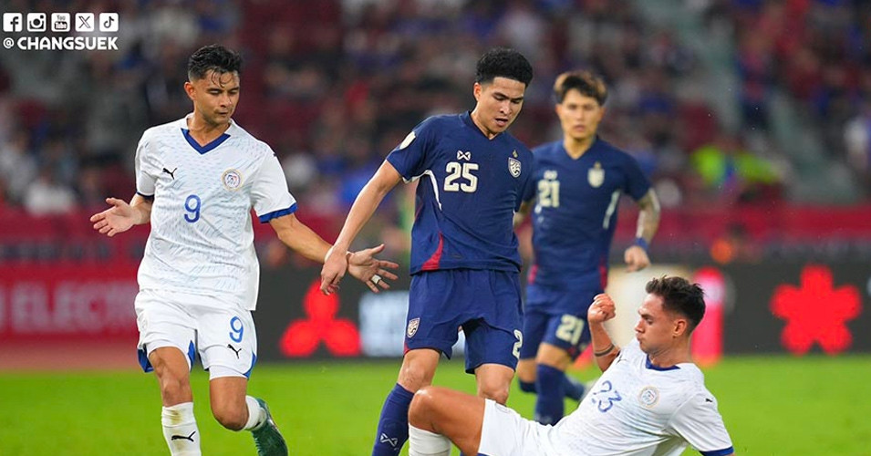 Trực tiếp bóng đá Philippines vs Thái Lan: ASEAN Cup 2026