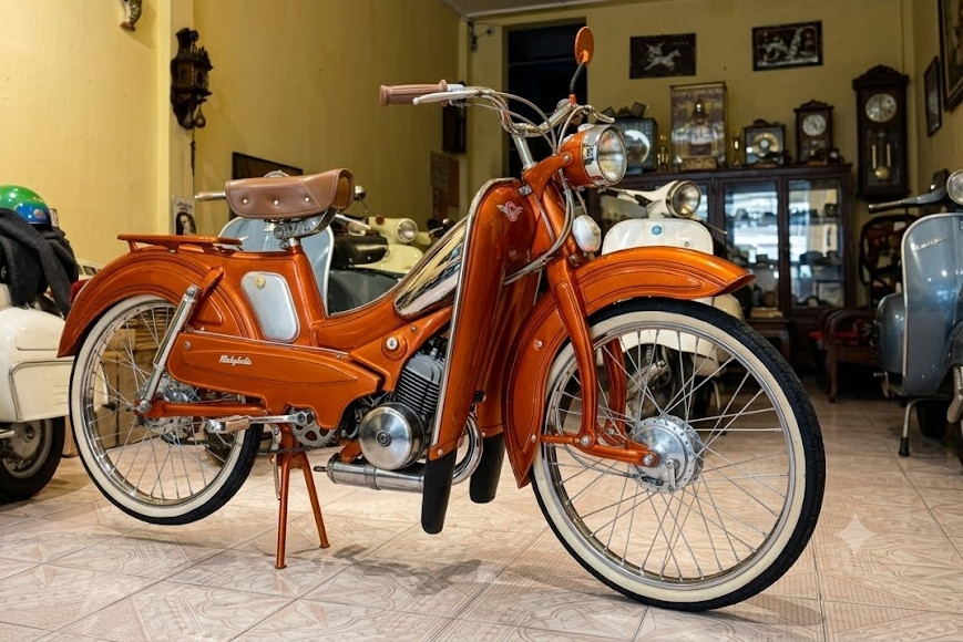 Xe đạp máy Pháp hơn 60 năm tuổi có giá đắt ngang xe ga Vespa