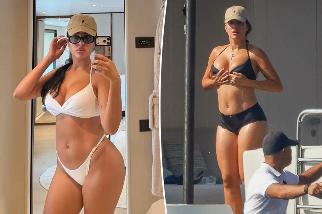 Bạn gái người mẫu của Ronaldo gây sốt khi tung ảnh mặc bikini đáp trả antifan