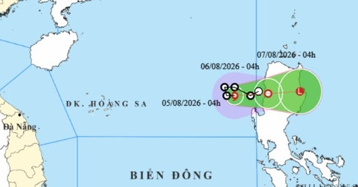 Bão số 3 hình thành trên Biển Đông, di chuyển rất chậm