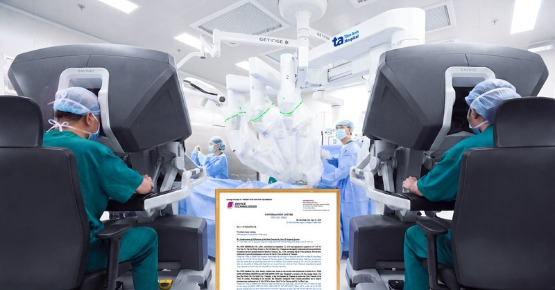 Lần đầu tại Việt Nam, 2 ‘siêu robot’ cao cấp cùng phẫu thuật một ca ung thư