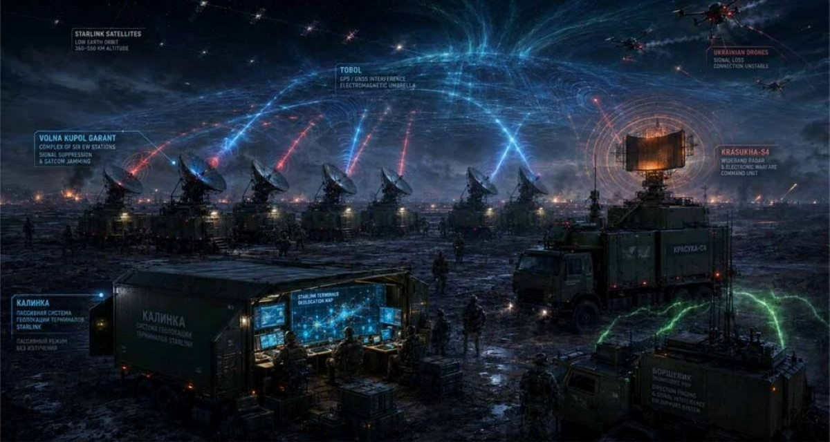 ‘Sát thủ thầm lặng’ Tirada-S của Nga khiến Starlink và liên lạc quân sự tê liệt