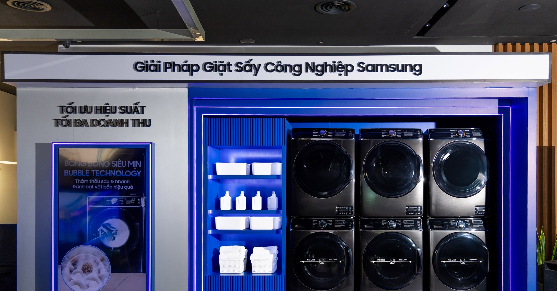 5 lý do doanh nghiệp lựa chọn máy giặt, máy sấy công nghiệp Samsung