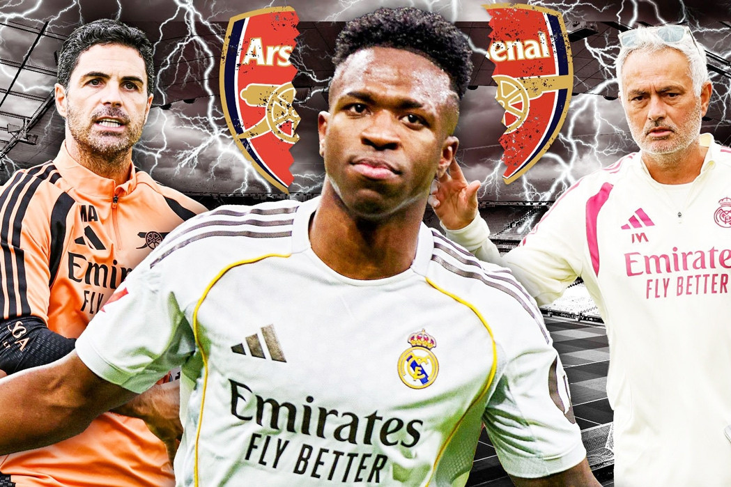 Arsenal vỡ mộng chuyển nhượng 'bom tấn' Vinicius