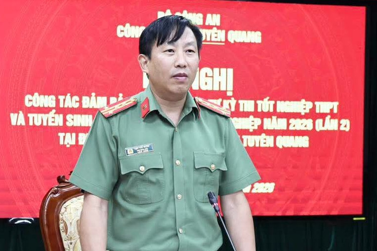 Yêu cầu của đại tá công an liên quan kỳ thi lại ở trường chuyên Tuyên Quang