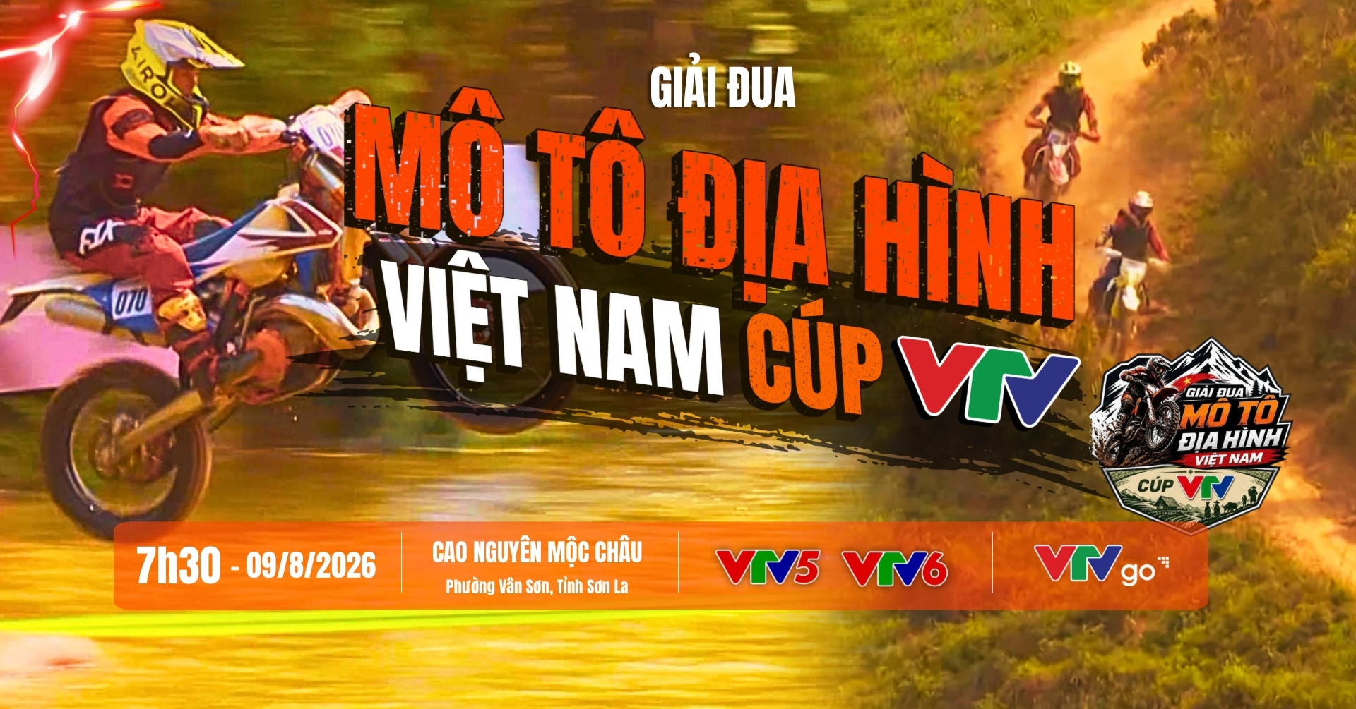 Hấp dẫn giải đua mô tô địa hình Việt Nam - Cúp VTV 2026