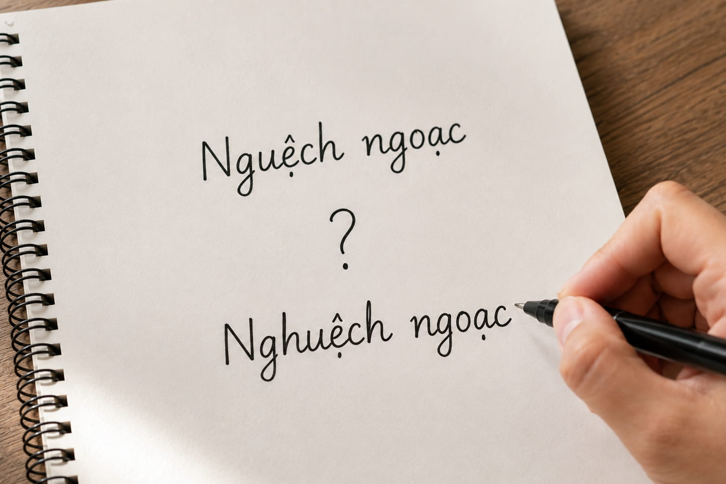 Nguệch ngoạc hay nghuệch ngoạc: Từ nào viết đúng chính tả?
